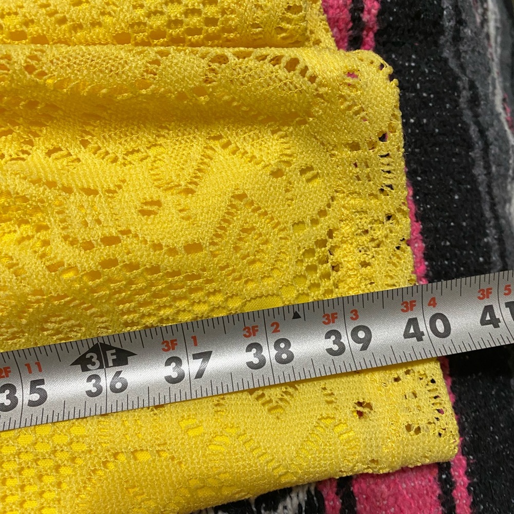 Cato yellow laced dress size 18/20W - Picture 6 of 6